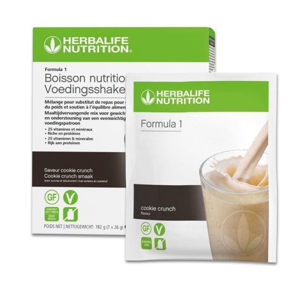 F1 Shake 7 zakjes Vanille/Chocolade/Cookie - Afbeelding 2