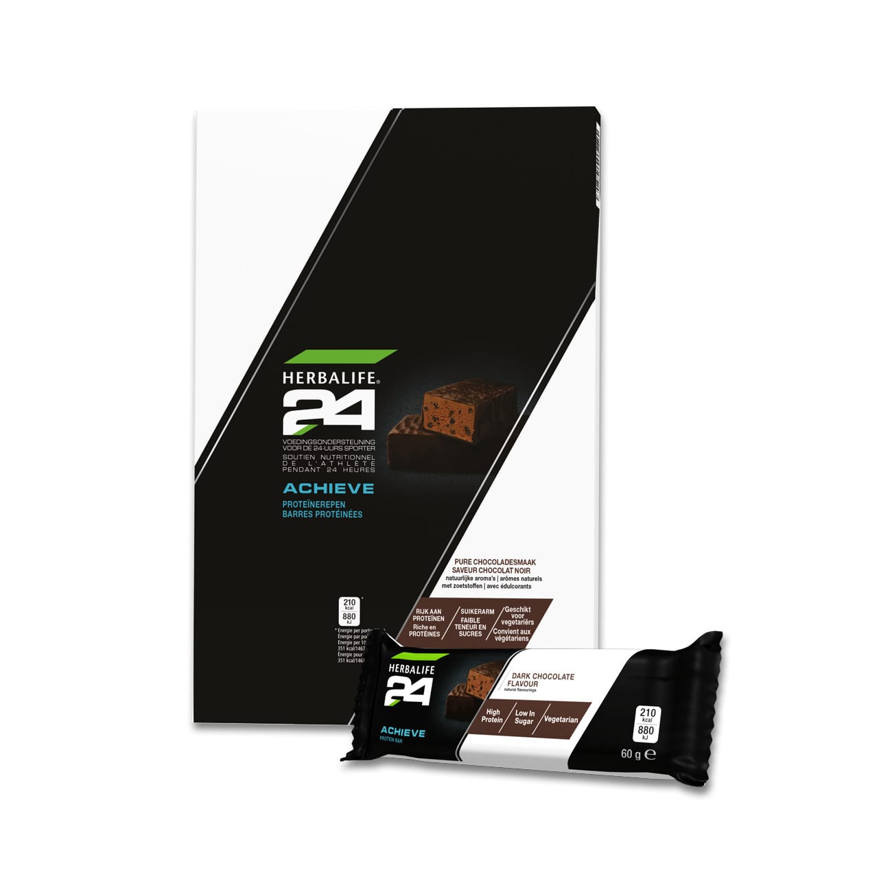 Achieve Proteïnerepen Pure chocoladesmaak
