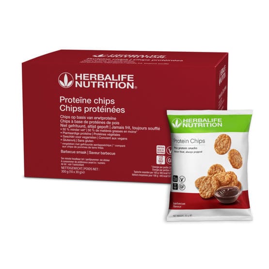 Herbalife Proteïne chips Barbecue (10 zakjes)