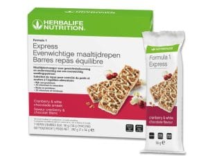 F1 Express Maaltijdreep Cranberry Witte Chocolade