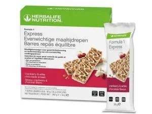 F1 Express Maaltijdreep Cranberry Witte Chocolade